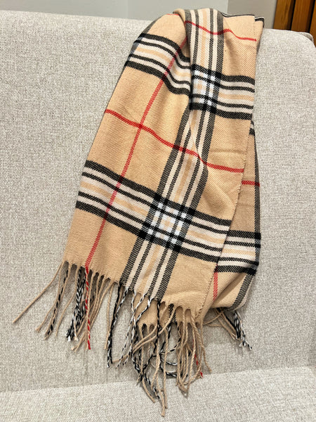 Cozy Plaid Scarf