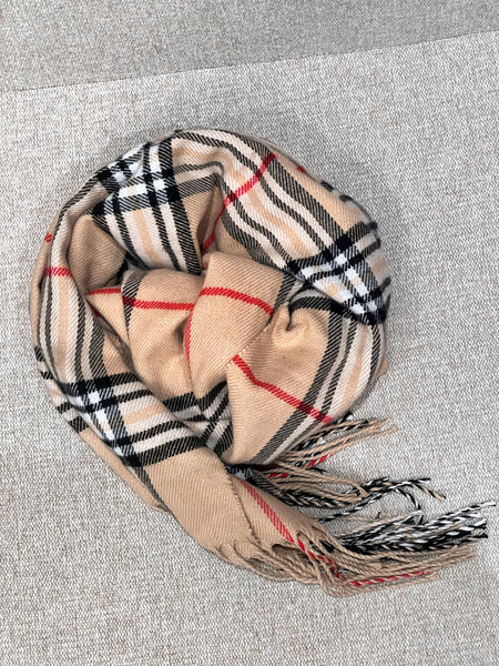 Cozy Plaid Scarf