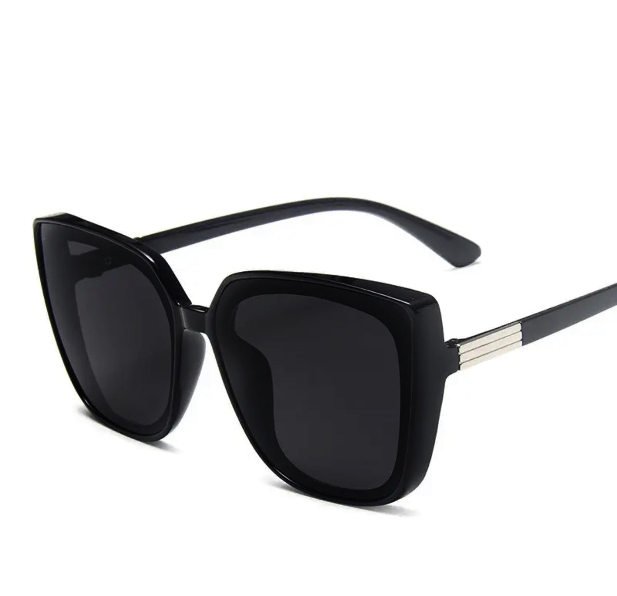 Designer black clearance cat eye sunglasses