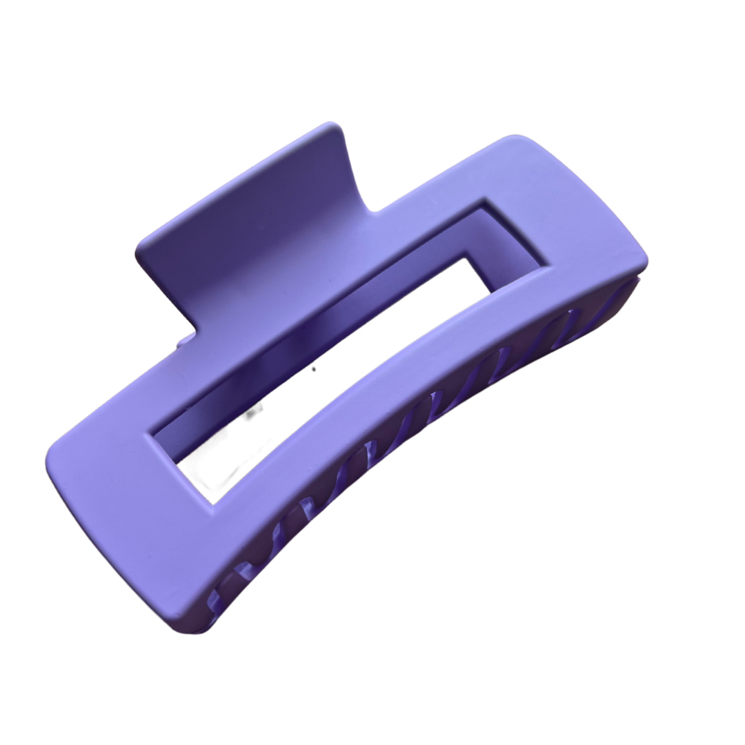 Matte Purple Claw Clip - Large