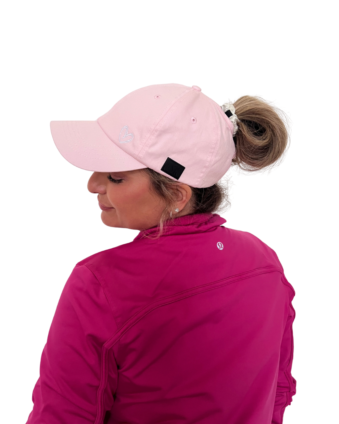 Petal PONYTAIL Satin Lined Ball Cap