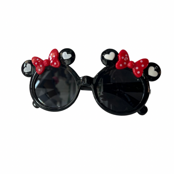 Kids Black Mouse Ears Sunglasses