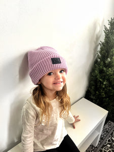 KIDS Lilac Waffle Toque