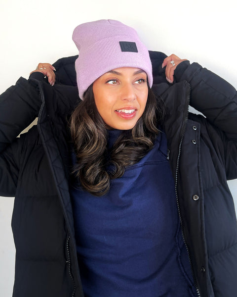 Lilac SATIN Lined Toque