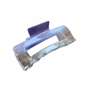 Purple/Clear Ombre Claw Clip - Large