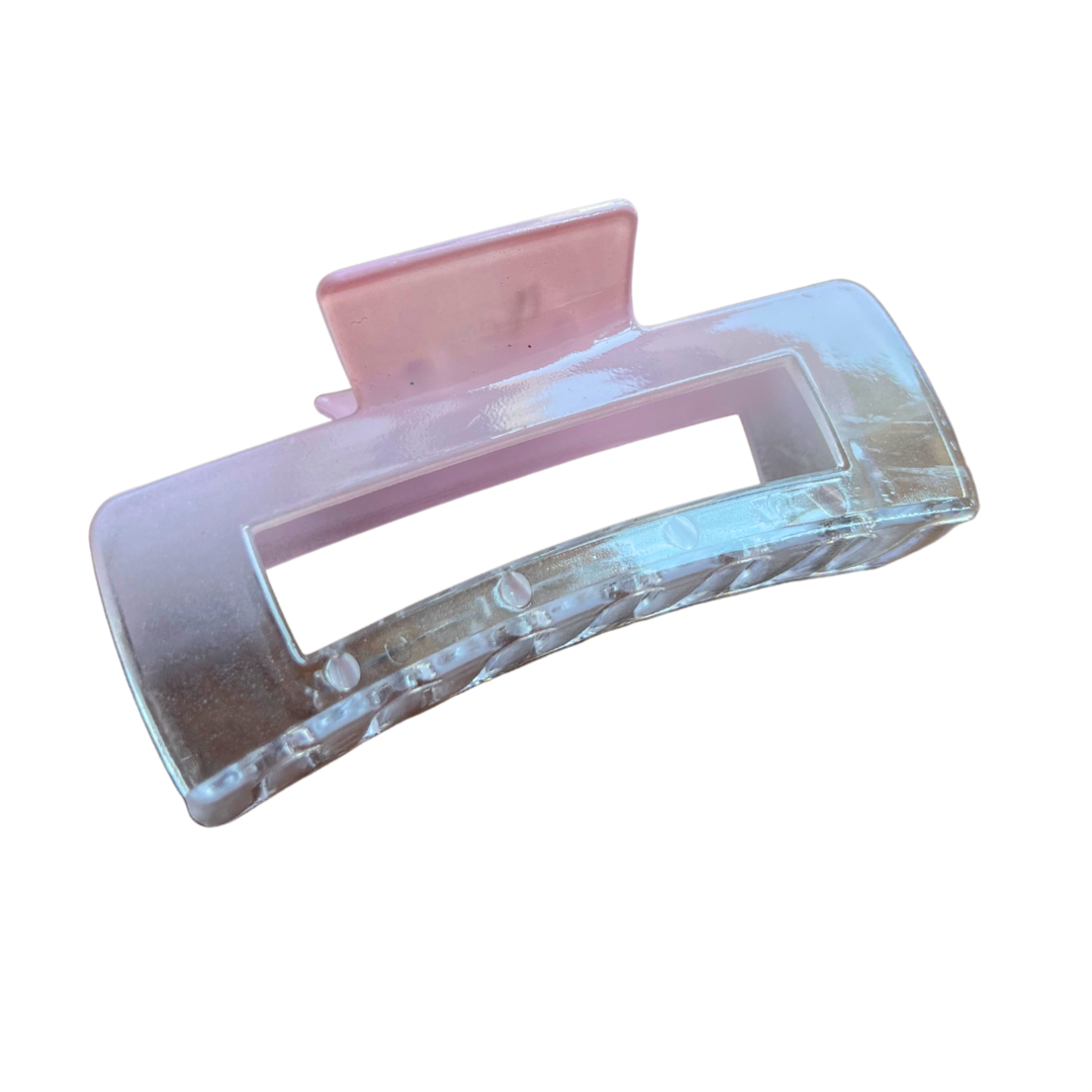 Pink/Clear Ombre Claw Clip - Large