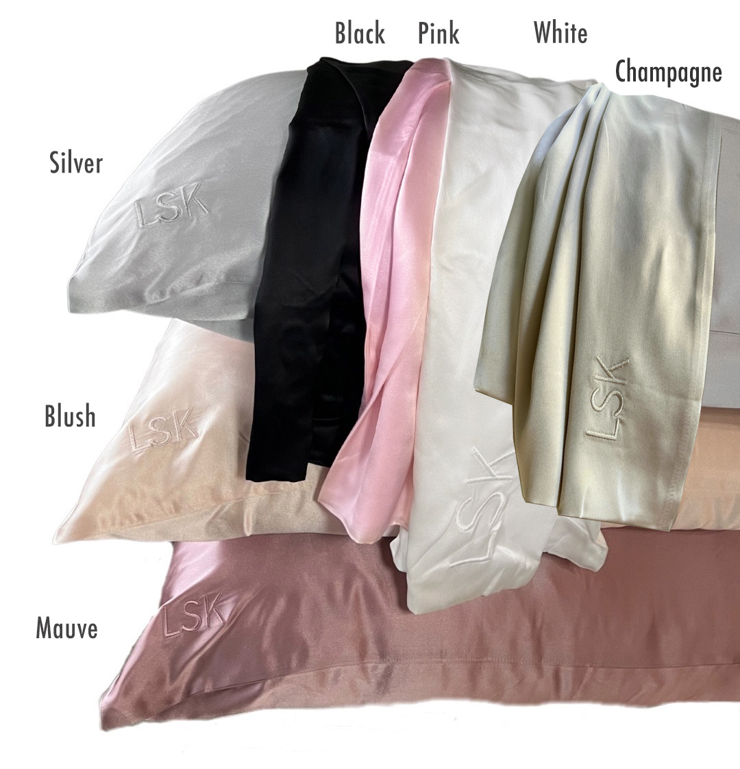 100 Mulberry Silk 600 Thread Count Pillowcases Love Squared