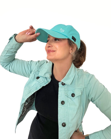 Ocean PONYTAIL Satin Lined Ball Cap