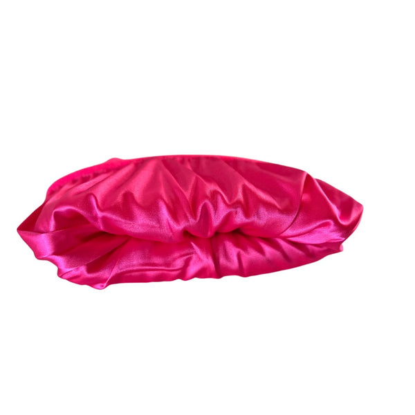 Neon Pink SATIN Lined Toque