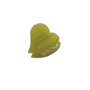 Kiwi Mini Heart Claw Clip