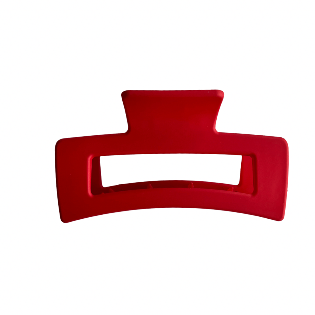Matte Red Claw Clip - Large