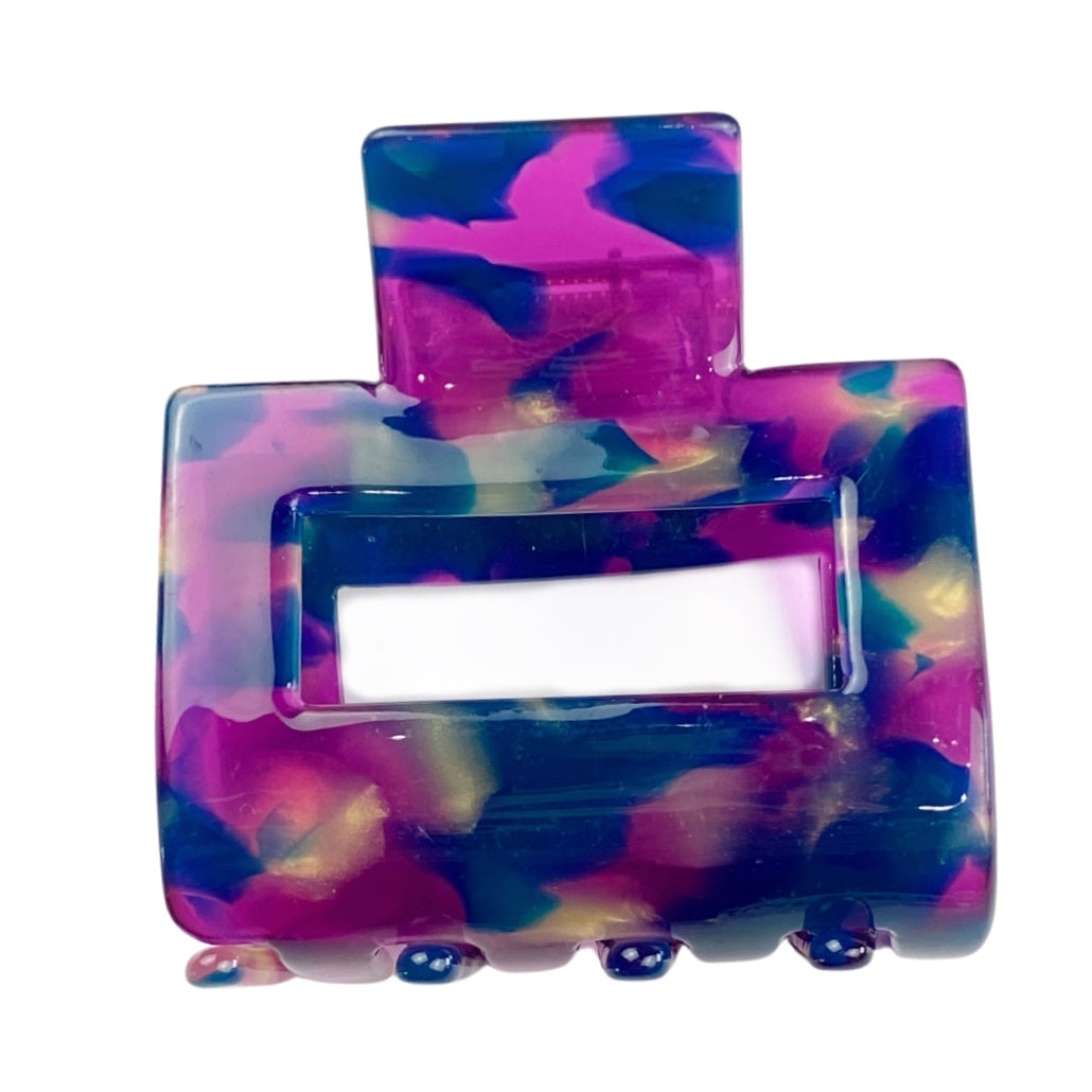 Azure Mix Claw Clip - Small