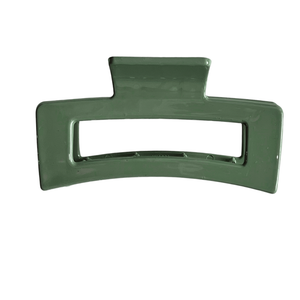 Glossy Army Claw Clip - Medium