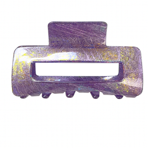 Purple Iridescent Claw Clip - Medium