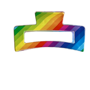 Rainbow Claw Clip - Medium