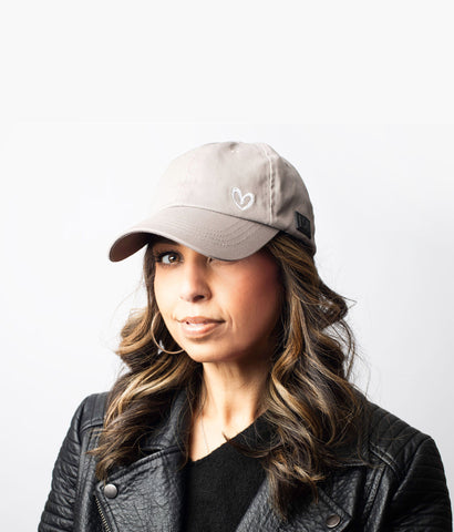 Taupe Satin Lined Ball Cap