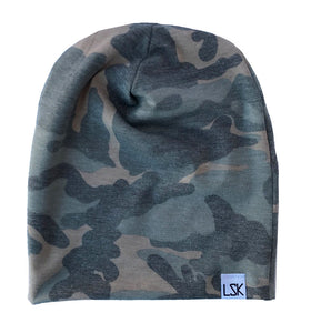 Faded Camo Slouchy Beanie