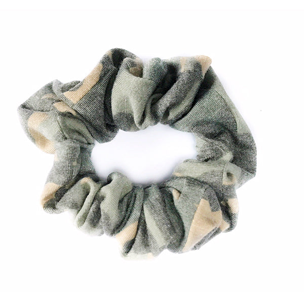 Faded Camo Scrunchie