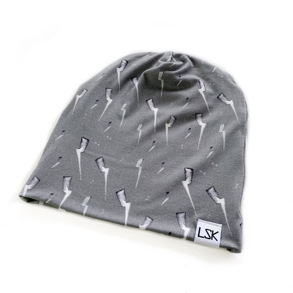 Exclusive Watercolour Bolt Bamboo Slouchy Beanie