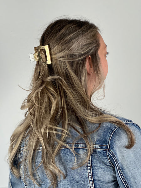 Gold Goddess Claw Clip - Small