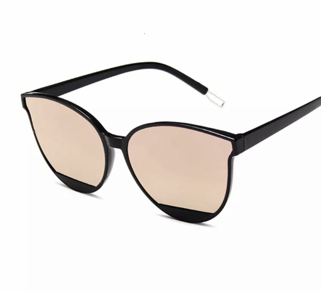 Rose Gold Mirrored Oversized Sunglasses Love Squared