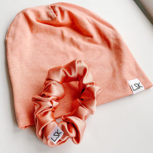 Peach Perfect Bamboo Slouchy Beanie