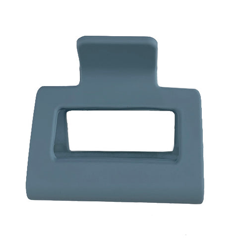 Matte Muted Blue Claw Clip - Small