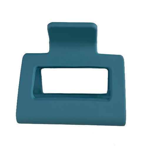 Matte Teal Claw Clip - Small