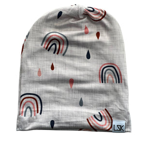 Rainbows & Raindrops Slouchy Beanie